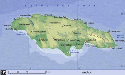 Gdzie leży kraj Jamajka?