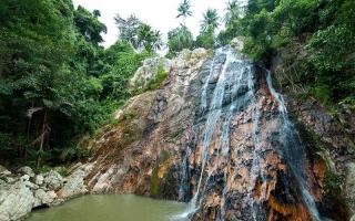 Водопады на Самуи: трехуровневый водопад Хин Лад (Hin Lad Waterfall) Водопады на самуи