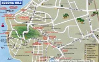 Svježe karte Pattaye na ruskom, najbolji izbor Turistička karta Pattaye na ruskom